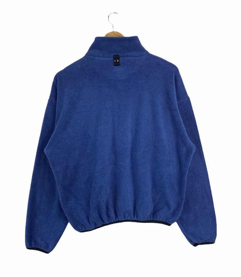 Rare!! Vintage Navy Polartec Outdoor Sportswear Fleece Zipper Sweaters Medium Size