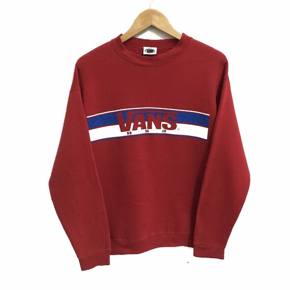 red vans jumper