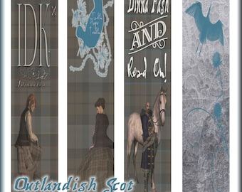 Outlandish Scot Bookmarks: Collection One (Instant Printable Download)