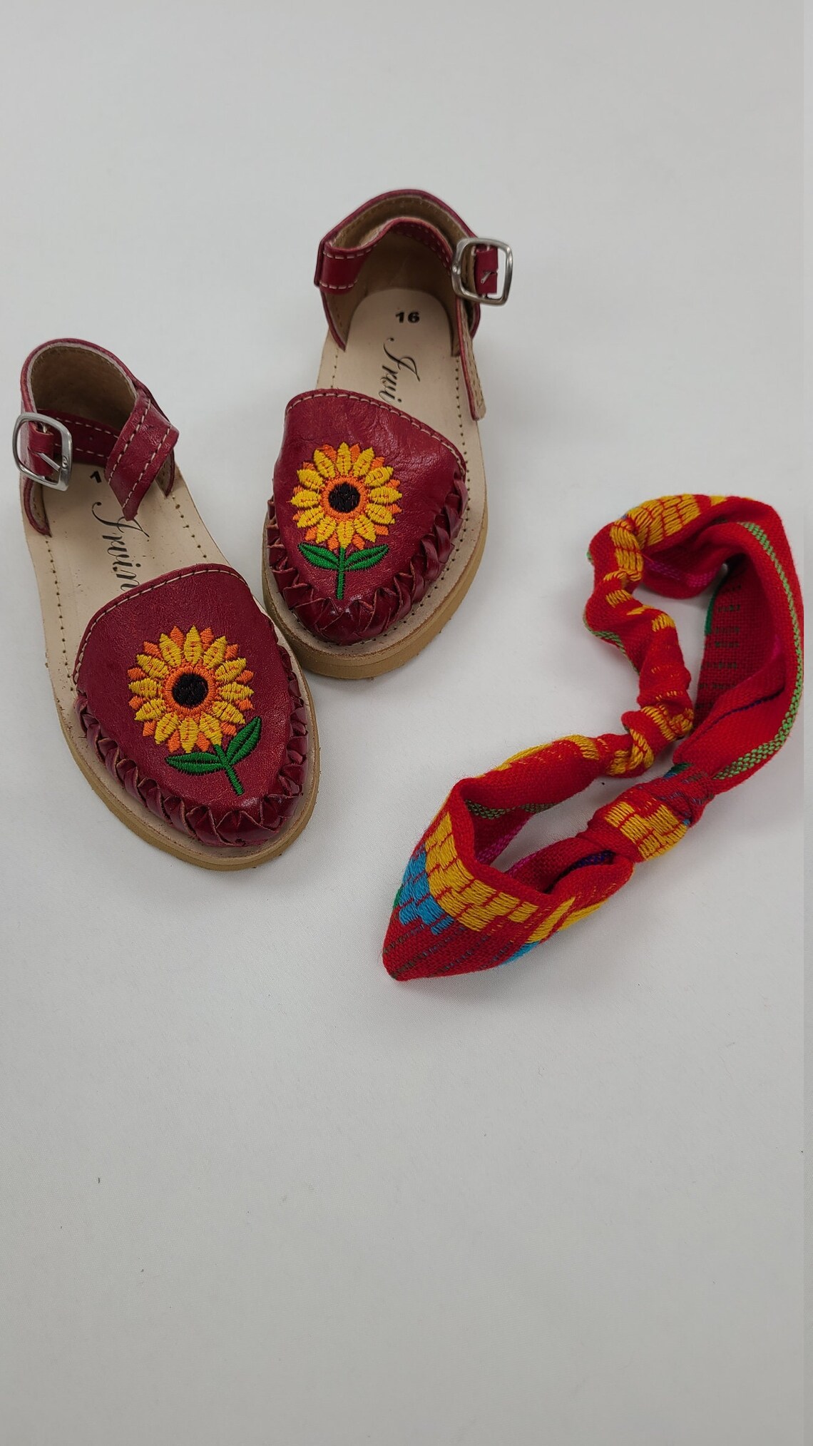 Little girl Mexican sandals Sandalias Artesanales Girls Etsy