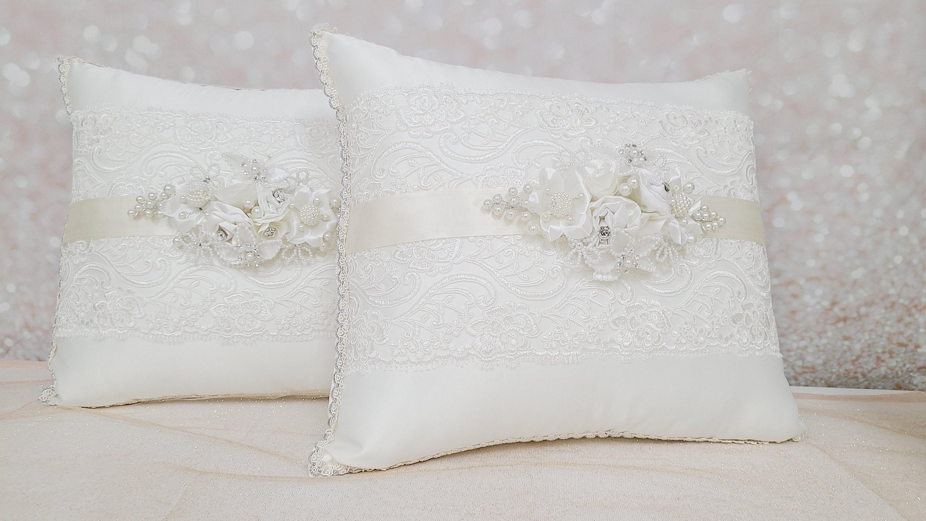 Wedding Pillow Custom Wedding Pillow Set Wedding Pillows Set Etsy