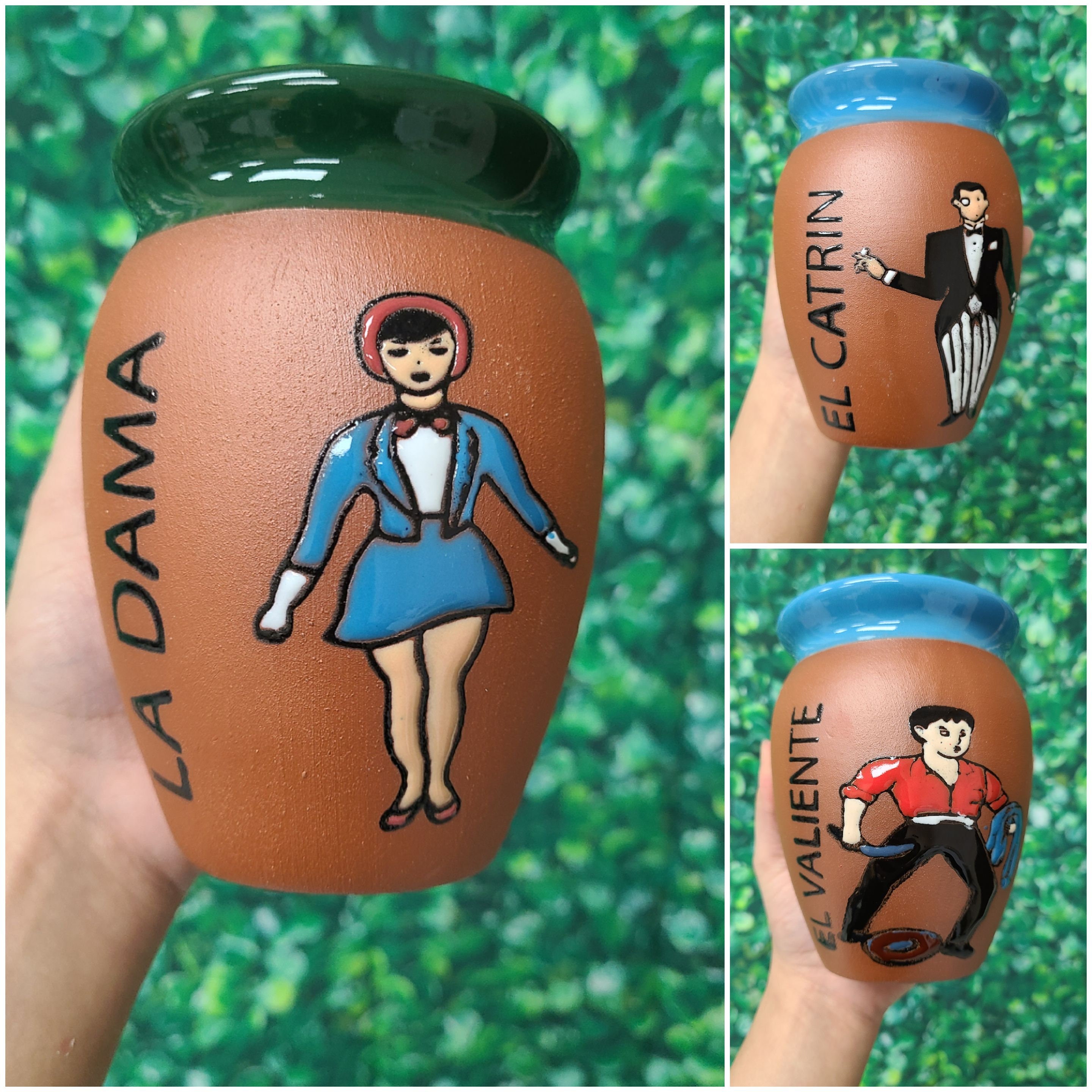 Jarritos de Barro Cantaritos de Barro Mexican Clay cups, Clay cups, V…