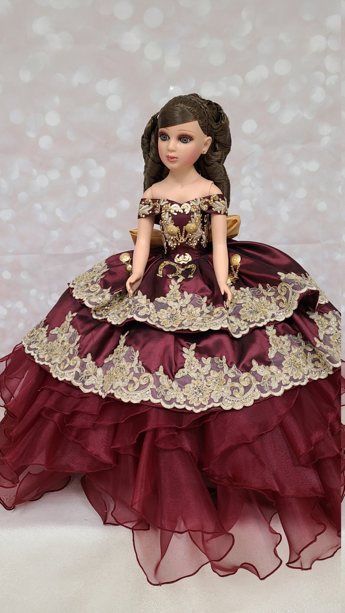 Doll Custom Quinceanera Dolls Quinceanera Doll Muñeca De Etsy
