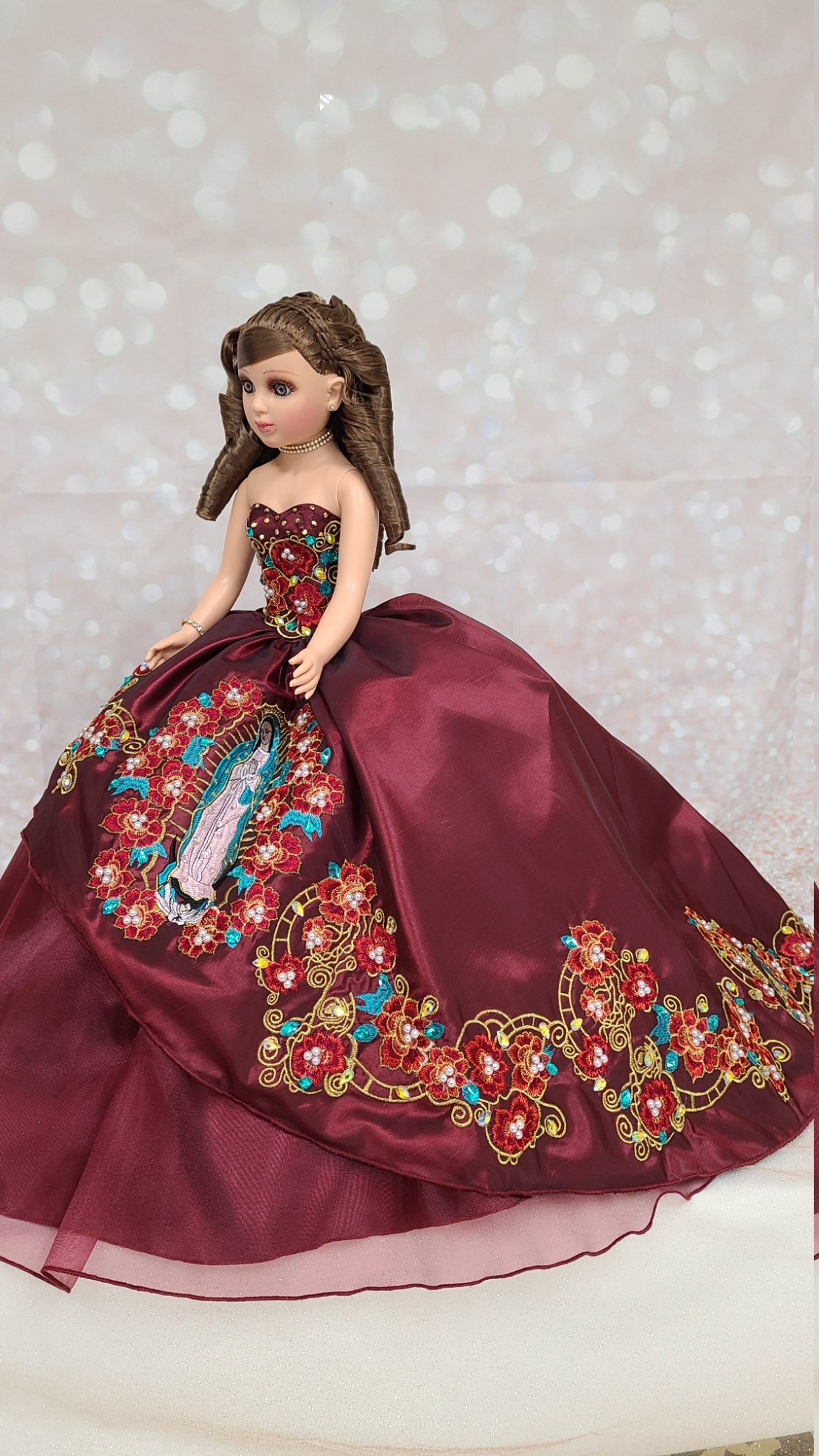 Doll Custom Quinceanera Dolls Quinceanera Doll Muñeca De Etsy