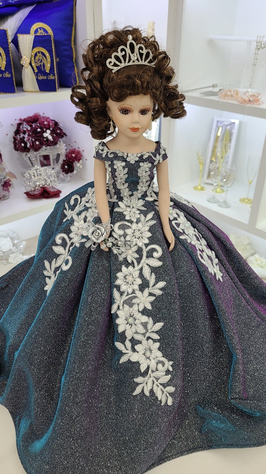 Doll Custom Quinceanera Dolls Quinceanera Doll Muñeca de Etsy