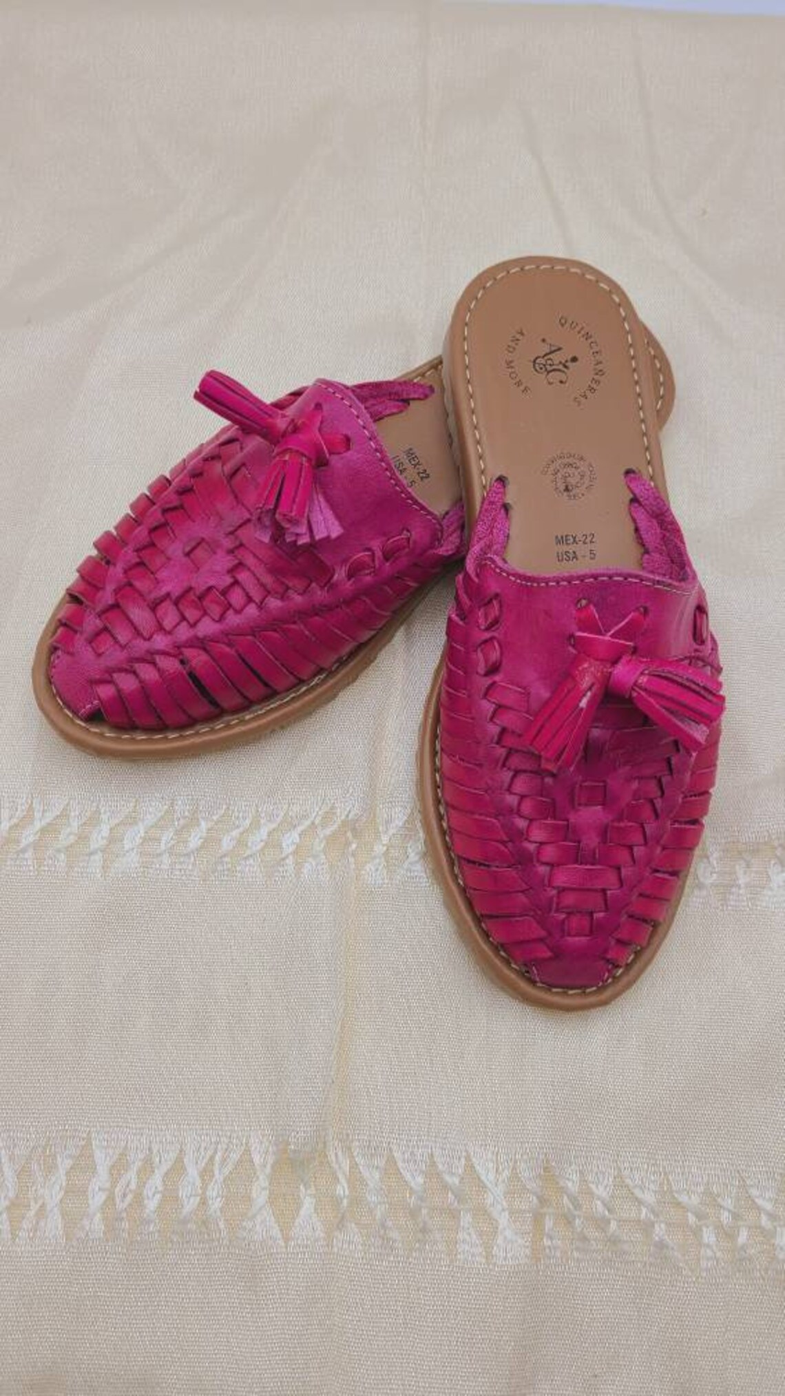 Zapato Mexicano de Metedera Mexican style slip on shoes flats | Etsy