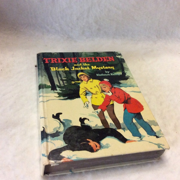 Trixie Belden and the Black Jacket Mystery. Whitman Publsihing 1962. Free ship