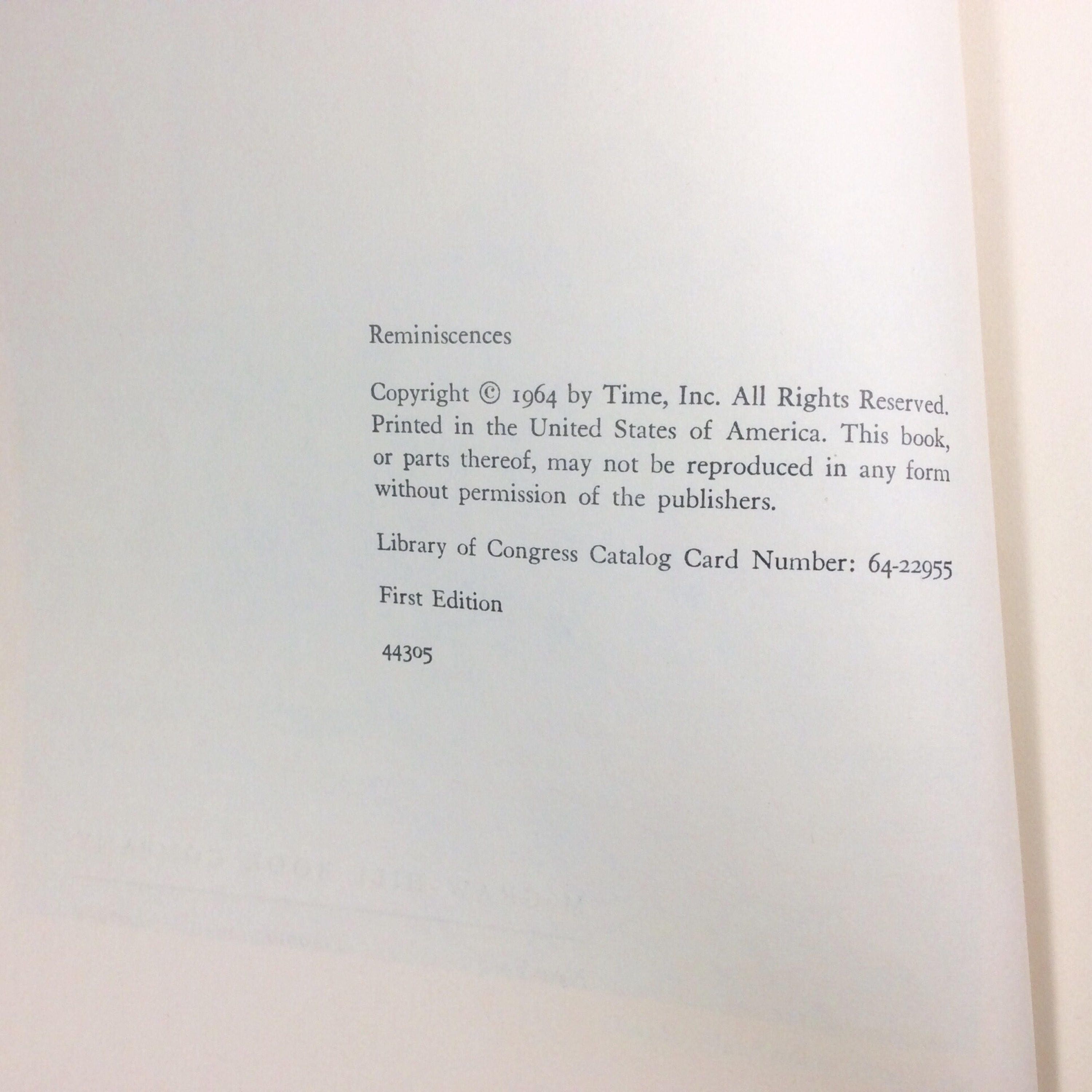 Douglas Macarthur Reminiscences First Edition 1963 Free Ship - Etsy