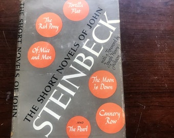 The Short Novels of John Steinbeck 1953 Hardcover w jacket