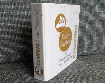 Camping Diary Camping Bus INDIVIDUALIZED - Gift for campers or your own motorhome