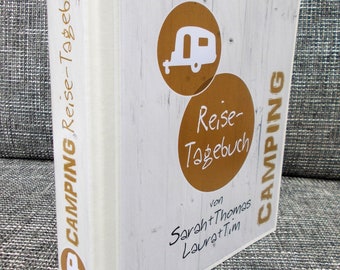 Personalized Camping Diary for Caravans - Gift for Campers or for Your Own Caravan