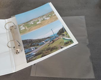 5 Foto-Hüllen für unsere Camping Ringbücher (transparent - Ringbucheinlagen für DIN A5 - Platz für 20 Bilder)