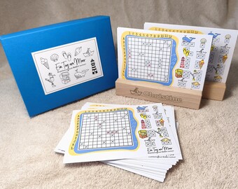A Day at the Seaside - A Travel Game - Search for Shells and More - Like Battleship - NEW: Optionally Personalizable