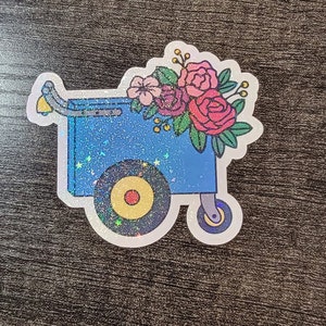 Paleta floral sticker