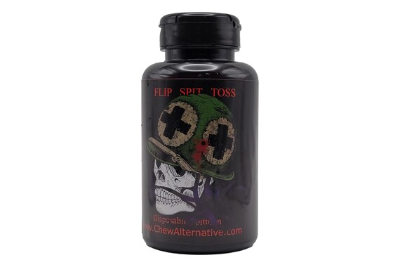 spit cups for chewing tobacco Mud Bud Portable, Disposable Chew Dip Spittoon - Spill Proof Spitter Skull  Soldier Medic Military Design