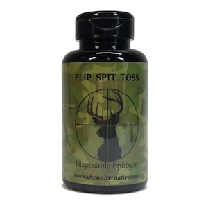 Mud Bud Portable, Jetable Chew Dip Spittoon - Cracheur à l’épreuve des éclaboussures Crosshair Deer Hunter