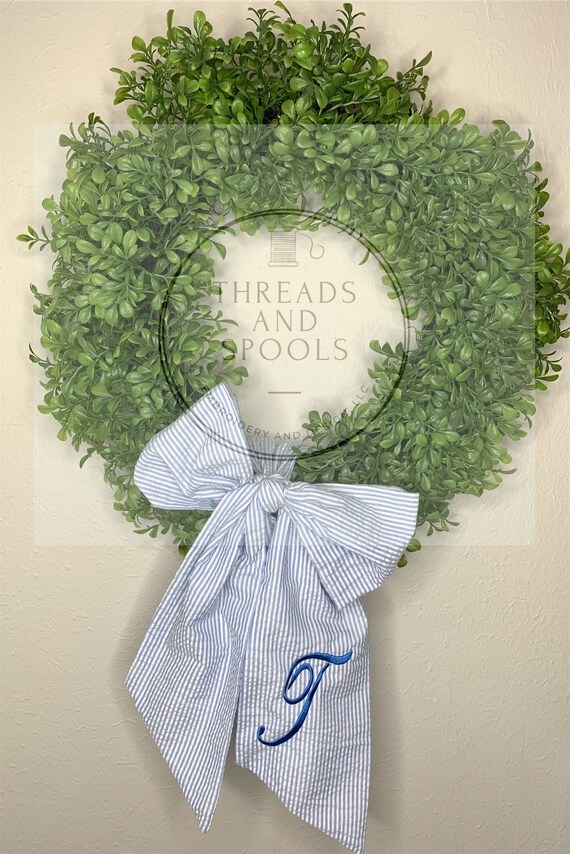 Wreath Sash Etsy