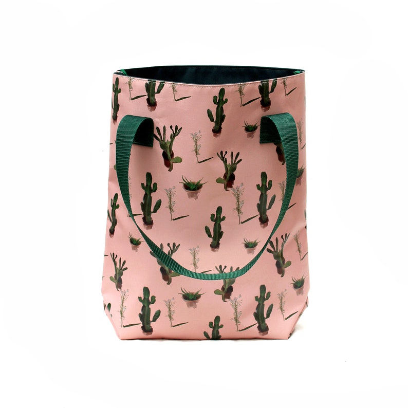 Cactus Edition Valentina Shoulder Tote Bag For Woman Lightweight Handbag Wateresistent Multifunctional IKURI Shopping Bag Waterproof
