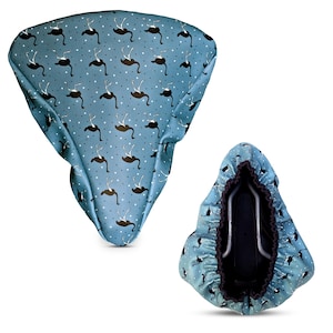 IKURI Bike Saddle Cover - Bicycle Seat Cushion Cover - Rain Protection, Tarp Waterproof Standard Size - Avestruz