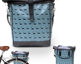 SALE Fahrradtasche Gepcktrger aus Plane Wasserdicht - Gepcktasche fr  Frauen Velo Bike Panniers Fahrrad-Zubehr - Avestruz - Etsy sterreich
