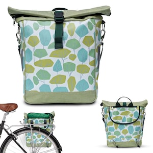 自転車バッグ 荷物ラック ターポリン製 - 女性用荷物バッグ 防水自転車パニア 自転車アクセサリー - Design Bosque