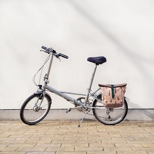 Petite sacoche de vélo 20 - 26'' étanche pour vélos d'enfants, vélos pliants en bâche avec bandoulière - modèle Cactus