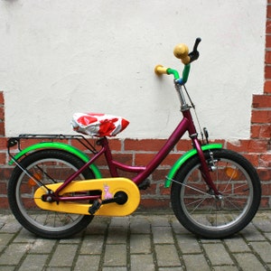kids bike saddle cover - bicycle seat cushion cover - rain cover, oilcloth, waterproof, standard size