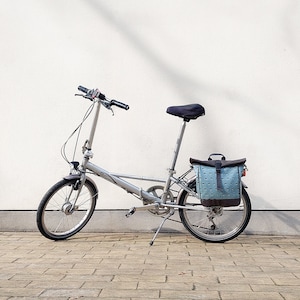Petite sacoche de vélo 20 - 26'' étanche pour vélos d'enfants vélos pliants en bâche avec bandoulière - modèle Avestruz