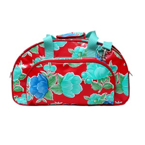 Badetasche Reisetasche - Umhängetasche Saunatasche Wasserdicht Sporttasche Schwimmtasche Fitness und Spa für Frauen aus Wachstuch  - Capullo