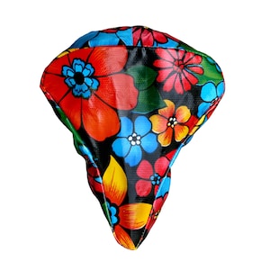 kids bike saddle cover - bicycle seat cushion cover - rain cover, oilcloth, waterproof, standard size