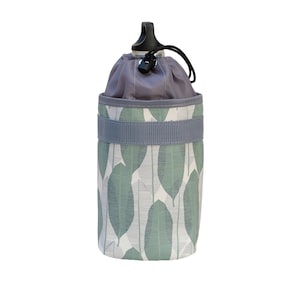 Flaschentasche für Lenker Fahrradtasche Lenkertasche  aus bedruckter Plane Wasserdicht Snack bag Bike Bag - Design Banana Leafs