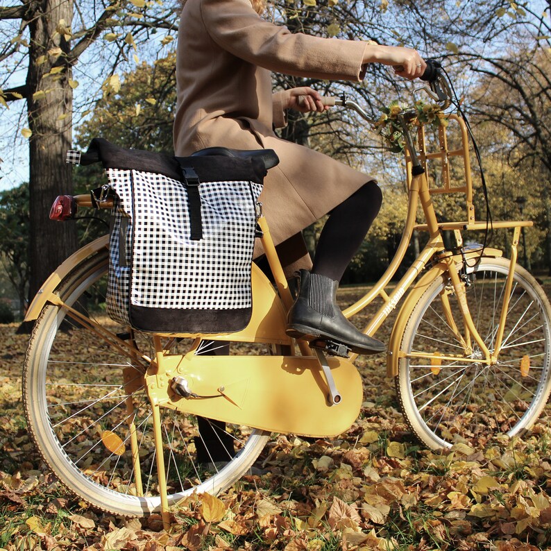 IKURI Bicycle Bag Single Pannier Bike Panniers From Etsy