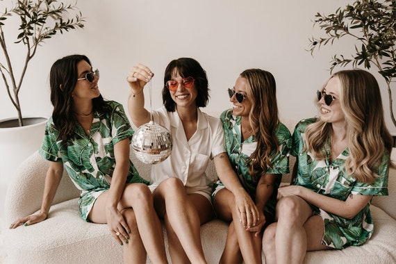 Palm leaf pj set hotsell