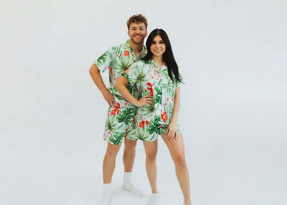 matching pajama set, couple's pajamas, couple's matching pajamas, wedding party pajamas, men's pajamas, Christmas pajamas, custom pajamas