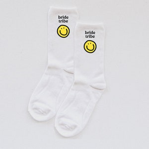 bridesmaid socks, bride socks, custom wedding socks, wedding socks, wedding favors, custom calf socks, MOH gift, custom white socks, bride