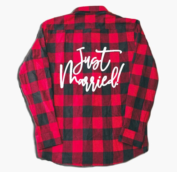 flannel shirt wedding dress