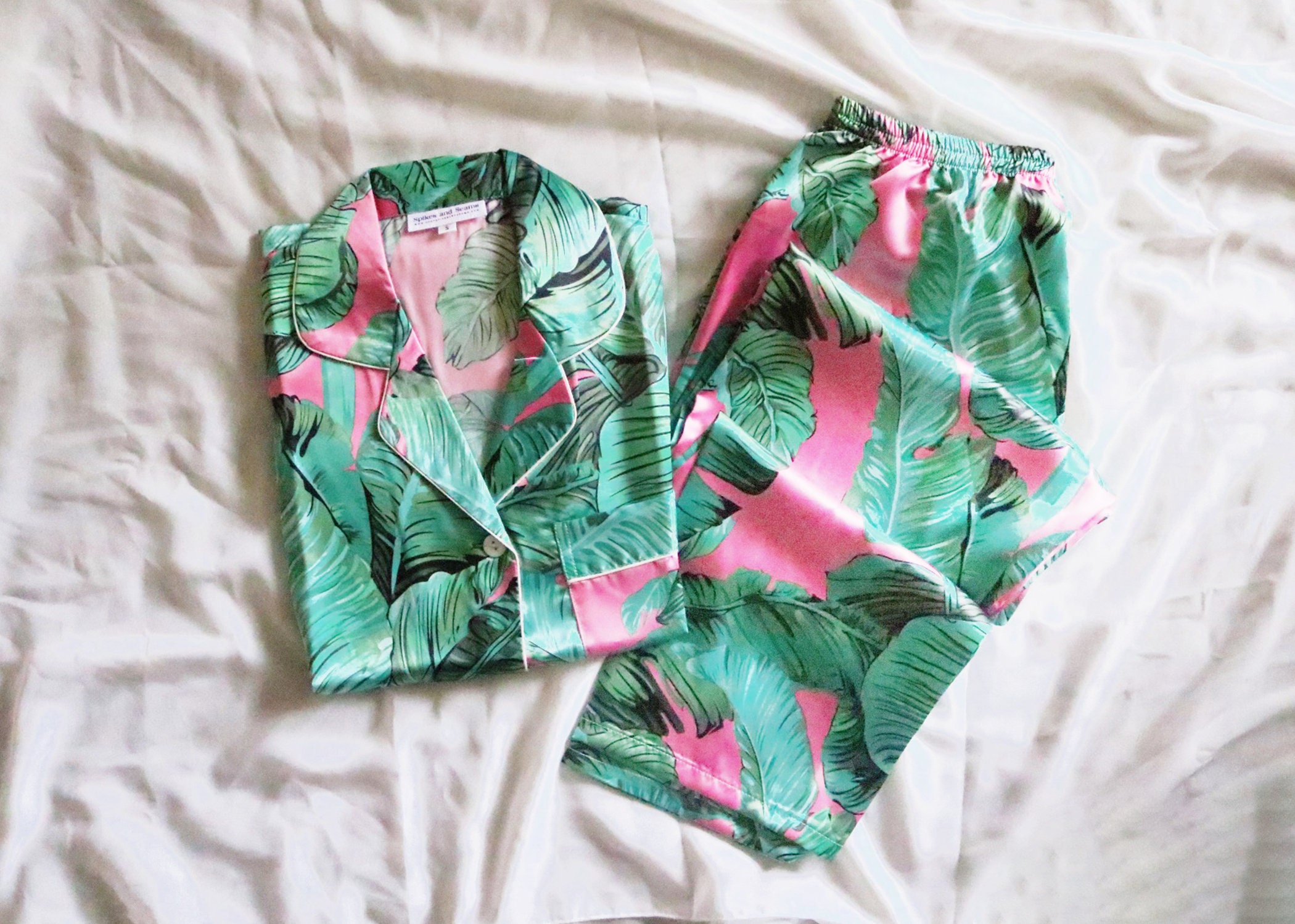 Banana leaf pajama set hotsell