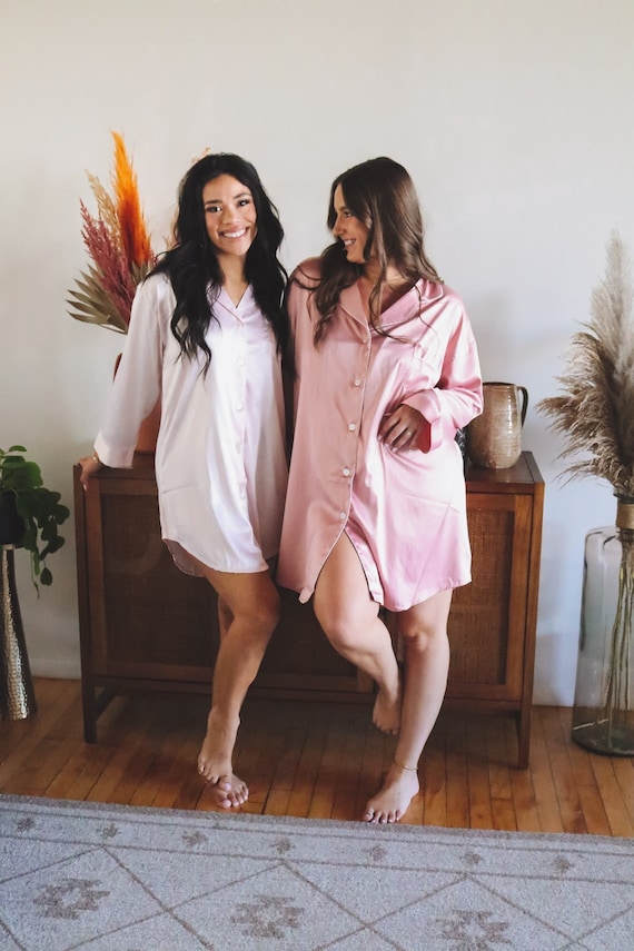 silk sleep shirt dress cfhntfmh Satin Nightgown for Women Half Sleeves Silk Sleep Shirt Lace V Neck Knee Length Sleep Dress Nightshirts