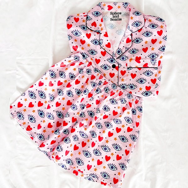 Heart Pajamas - Etsy