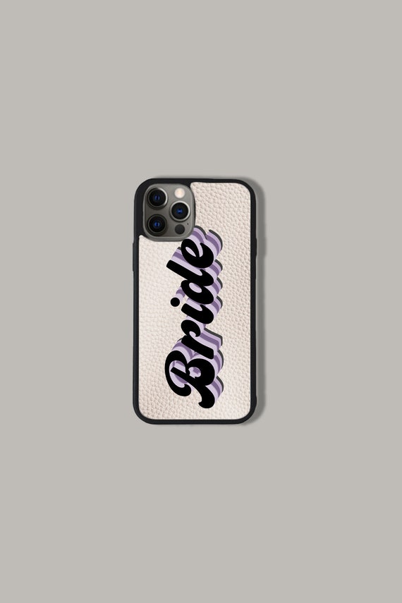 Bride phone case, custom wedding phone case, women's phone case, bridesmaid proposal, bride, bridesmaid, monogram, wedding gift, engagement