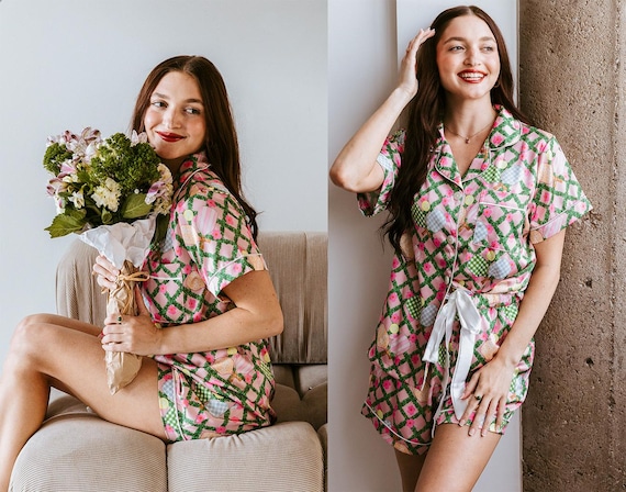 Pickleball Print Pajamas, Sporty & Trendy Sleepwear, Pickleball Party, Fun Sporty Sleepwear, Pickleball Pajamas, Gift for Pickleball Players