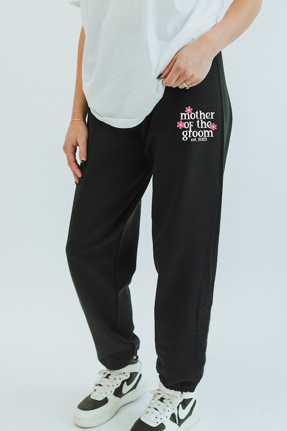 Mother of the groom sweats, bride sweatpants, wedding sweatpants, bridesmaid, bachelorette party, bride tribe, bridesmaid proposal, joggers