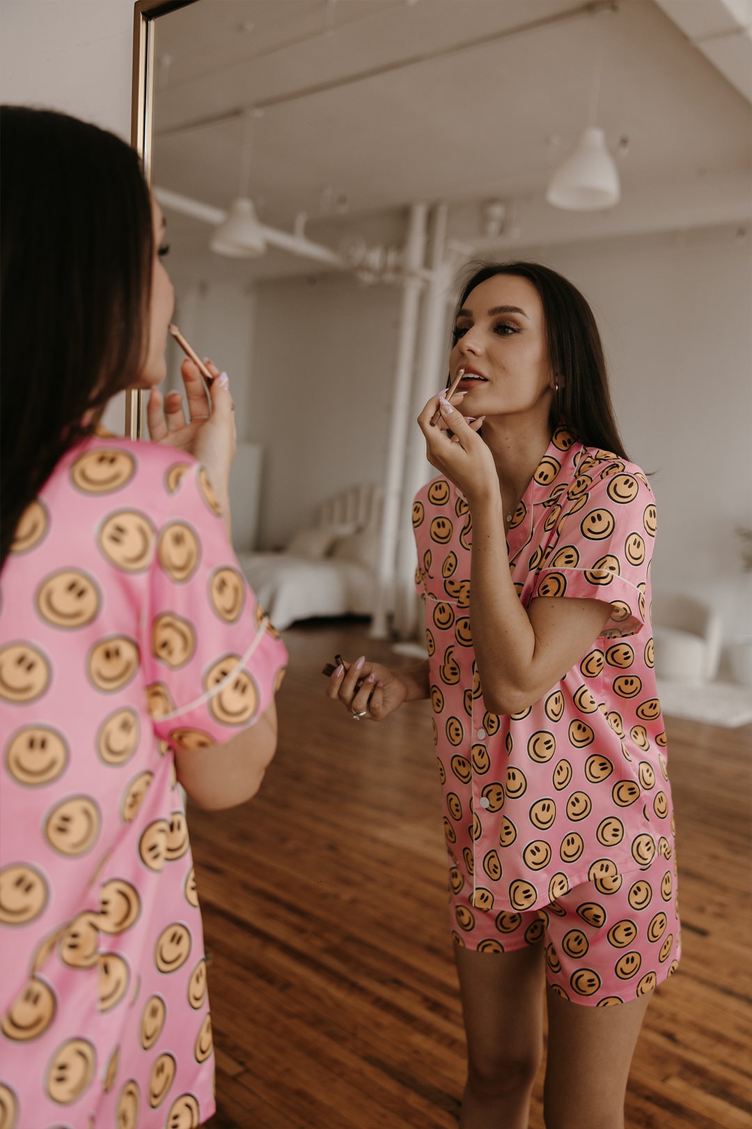 Smiley face pyjamas sale