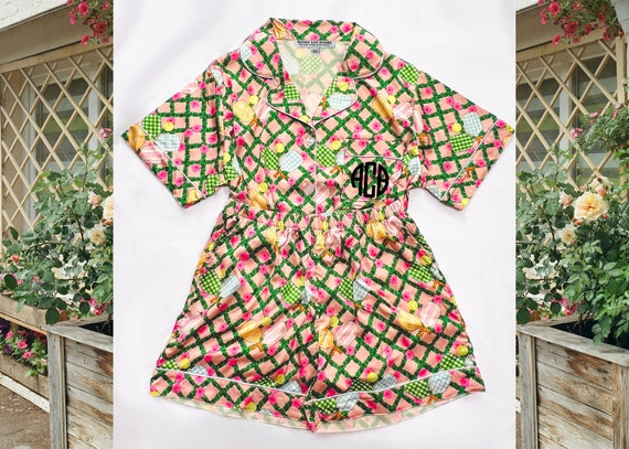 pickleball pajamas, pickleball set, sporty loungewear, floral pajamas, pickleball matching set, pickleball clothes, women's pickleball tee