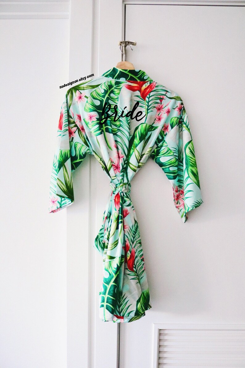 Hawaiian Fruit Tropical Print Women's Robe main image 1