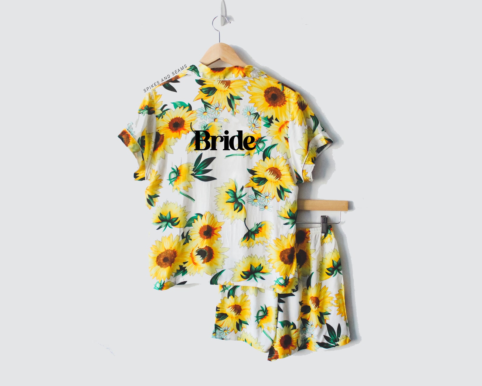 Sunflower Pajamas Sunflower Pajama Set Monogram Pajamas Etsy