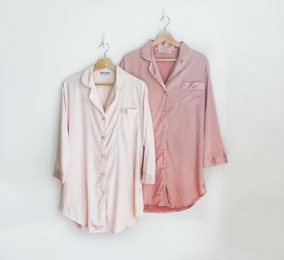 3D Monogram Stripe Accent Pajama Shirt - Luxury Tops - Ready to Wear, Women  1ABQPR