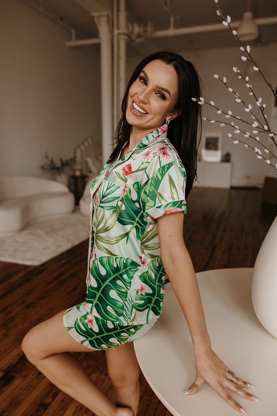 Palm leaf online pajamas