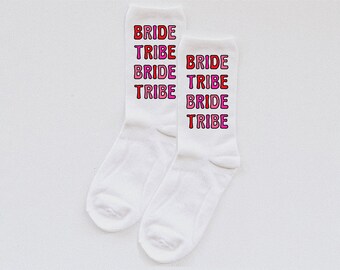 bridesmaid socks, bride, custom crew socks, wedding socks, wedding favors, custom socks, calf socks, crew socks, custom, white socks, brde
