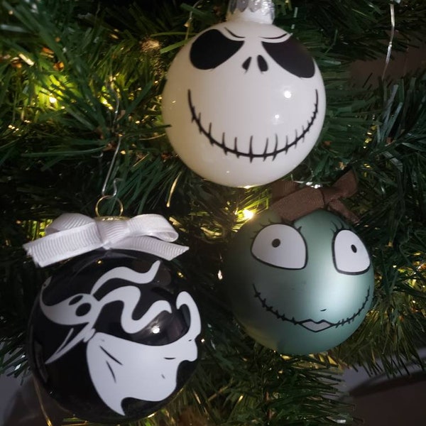 Sally and Jack Ornaments